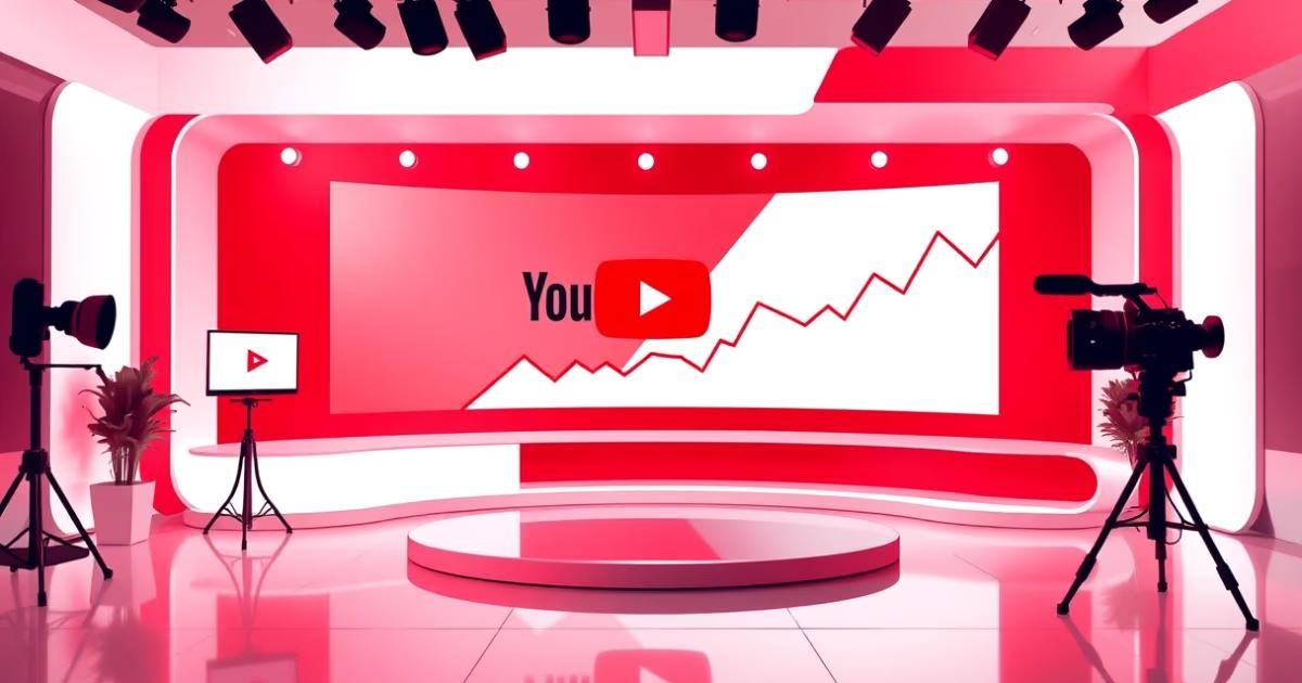 Ilustração sobre Como Ganhar Visualizações YouTube Grátis em 2026 — ENJAI Blog