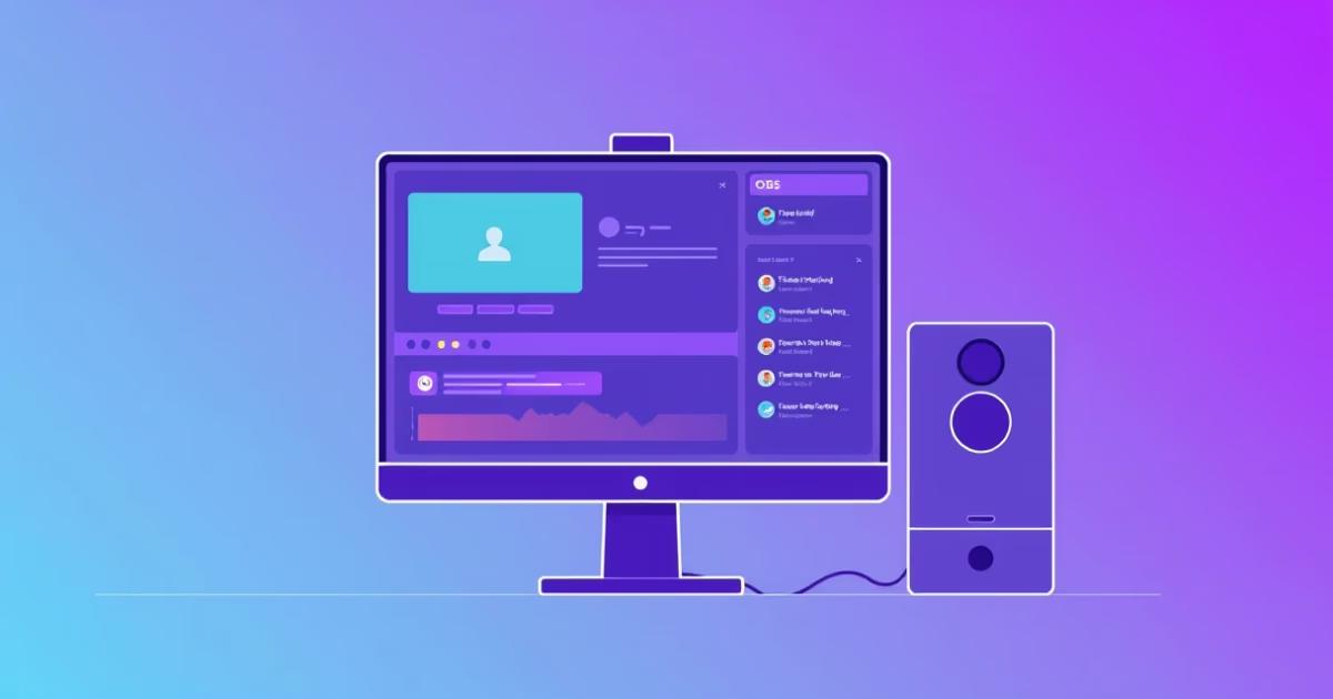 Ilustração sobre Como Fazer Live na Twitch: Guia Completo 2026 — ENJAI Blog